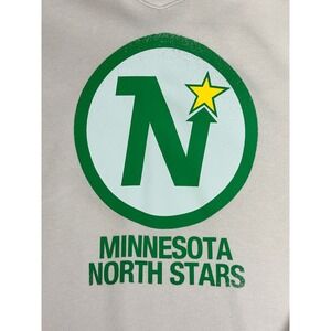 Fanatics Minnesota North Stars Distressed Vintage Look Lace-Up Hoodie Large